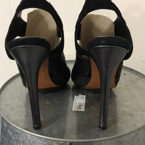 Marc& James Badgley Mischka Platform Leather Heel - Picture 3 of 10